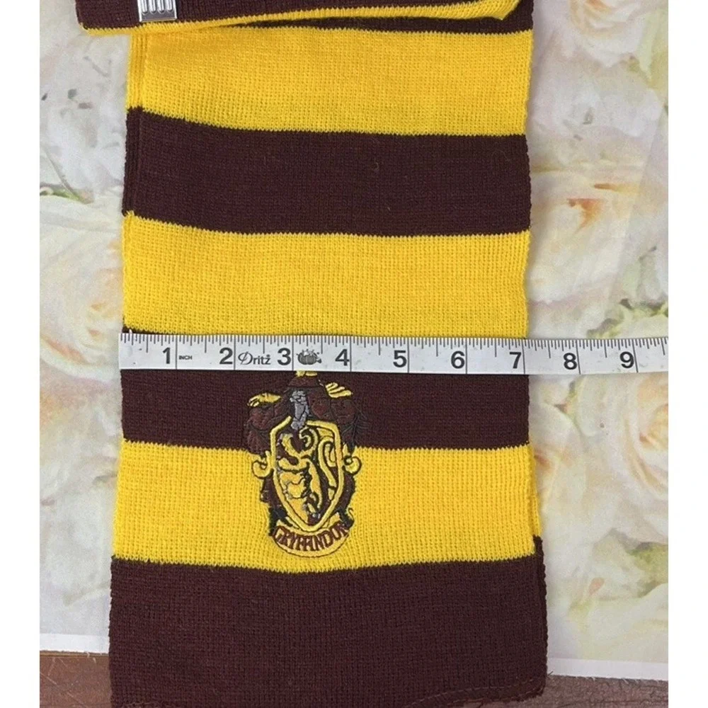 Harry Potter Scarf Gryffindor Unisex Striped Embroidered 56 Inches
